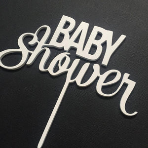 Baby Shower Cake Topper Cake - SugarBooCakeToppersBabySugarBooBespokeGiftsSugarBooCakeToppers