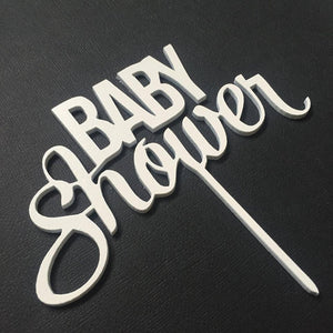 Baby Shower Cake Topper Cake - SugarBooCakeToppersBabySugarBooBespokeGiftsSugarBooCakeToppers