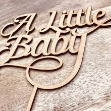 Baby Shower Cake Topper KTH A Little Baby - SugarBooCakeToppersCustom BabySugarBooBespokeGiftsSugarBooCakeToppers