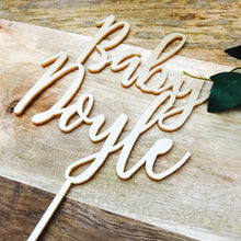 Baby Shower Personalised Cake Topper SHL - SugarBooCakeToppersCustom BabySugarBooBespokeGiftsSugarBooCakeToppers