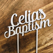 Baptism Cake Topper Personalised Confirmation KTY - SugarBooCakeToppersCustom ReligiousSugarBooBespokeGiftsSugarBooCakeToppers