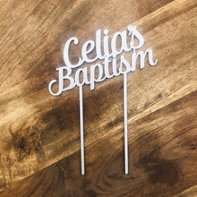 Baptism Cake Topper Personalised Confirmation KTY - SugarBooCakeToppersCustom ReligiousSugarBooBespokeGiftsSugarBooCakeToppers