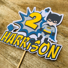 Bat Boy Cake topper Cake Toppers Cake Decoration Sugar Boo Cake Toppers Birthday cake age name Batman - SugarBooCakeToppersCustom Birthday CakeSugarBooBespokeGiftsSugarBooCakeToppers