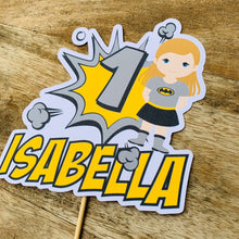 Bat Girl Cake topper Cake Toppers Cake Decoration Sugar Boo Cake Toppers Birthday cake age name - SugarBooCakeToppersCustom Birthday CakeSugarBooBespokeGiftsSugarBooCakeToppers