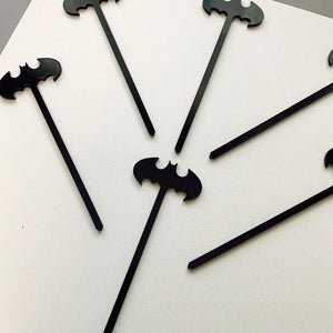 Batman Cake Pop Sticks - SugarBooCakeToppersMiscSugarBooBespokeGiftsSugarBooCakeToppers