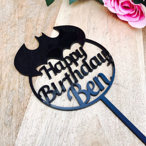 Batman Cake Topper Personalised Birthday Cake Topper Cake Decoration Superhero Batman Party Batman Personalised Cake Batman cake topper - SugarBooCakeToppersCustom BirthdaySugarBooBespokeGiftsSugarBooCakeToppers