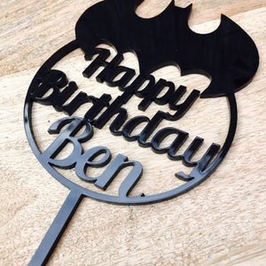 Batman Cake Topper Personalised Birthday Cake Topper Cake Decoration Superhero Batman Party Batman Personalised Cake Batman cake topper - SugarBooCakeToppersCustom BirthdaySugarBooBespokeGiftsSugarBooCakeToppers