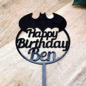 Batman Cake Topper Personalised Birthday Cake Topper Cake Decoration Superhero Batman Party Batman Personalised Cake Batman cake topper - SugarBooCakeToppersCustom BirthdaySugarBooBespokeGiftsSugarBooCakeToppers