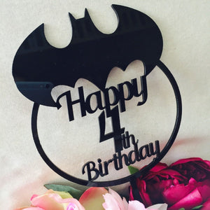 Batman Cake Topper with number Birthday Cake Topper Cake Decoration Superhero Batman Party Batman Personalised Cake Batman cake topper - SugarBooCakeToppersCustom BirthdaySugarBooBespokeGiftsSugarBooCakeToppers