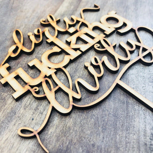 Sugar Boo Cake Toppers & Laser Cut Creations