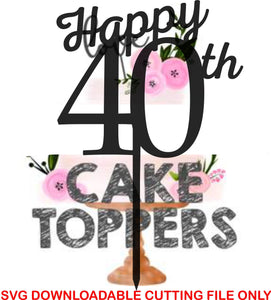 Sugar Boo Cake Toppers & Laser Cut Creations